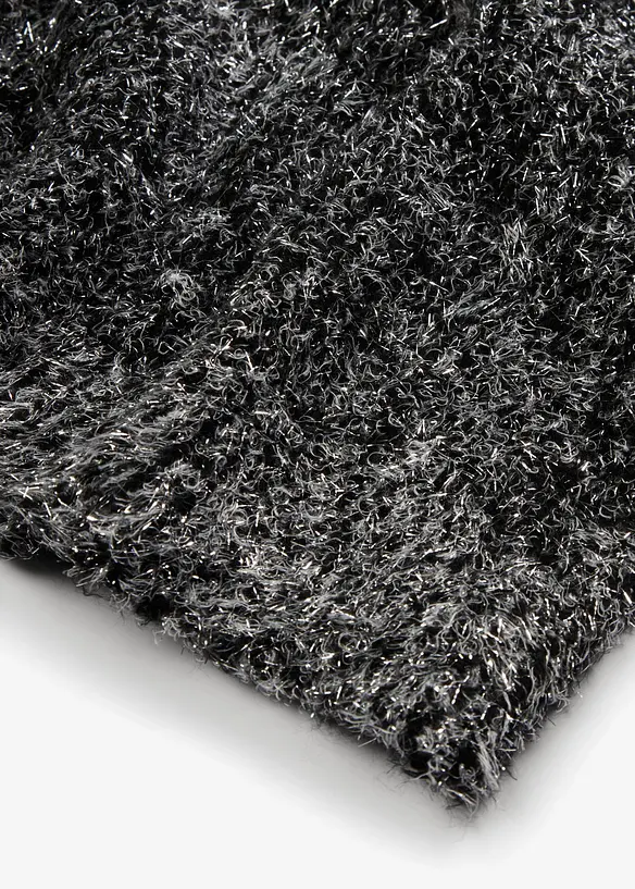 Oversized Longpullover mit Lurex, bonprix