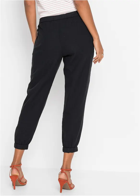 7/8-Hose aus luftigem Leinen-Mix, bonprix