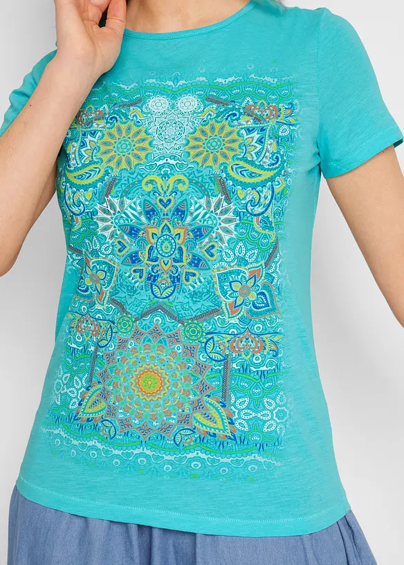 T-Shirt aus reiner Baumwolle, bonprix