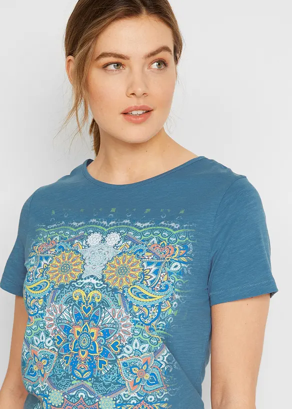 T-Shirt aus reiner Baumwolle, bonprix