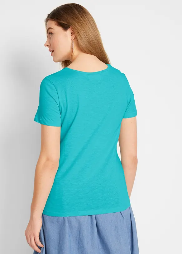 T-Shirt aus reiner Baumwolle, bonprix