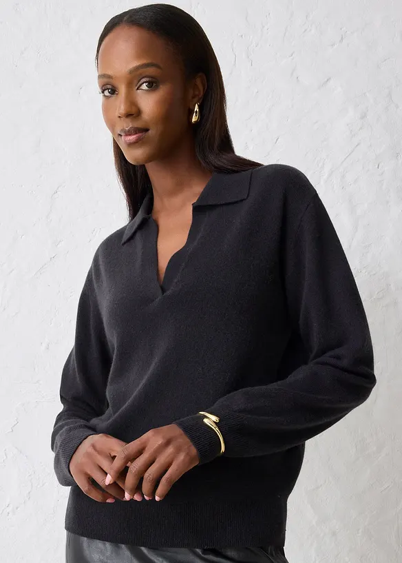 Cashmerepullover mit Good Cashmere Standard®-Anteil, bonprix