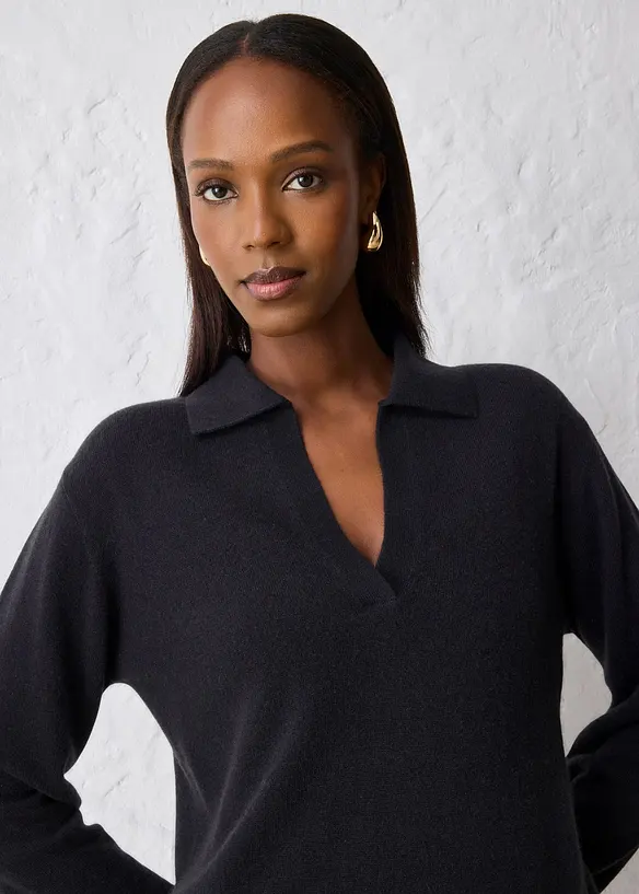 Cashmerepullover mit Good Cashmere Standard®-Anteil, bonprix