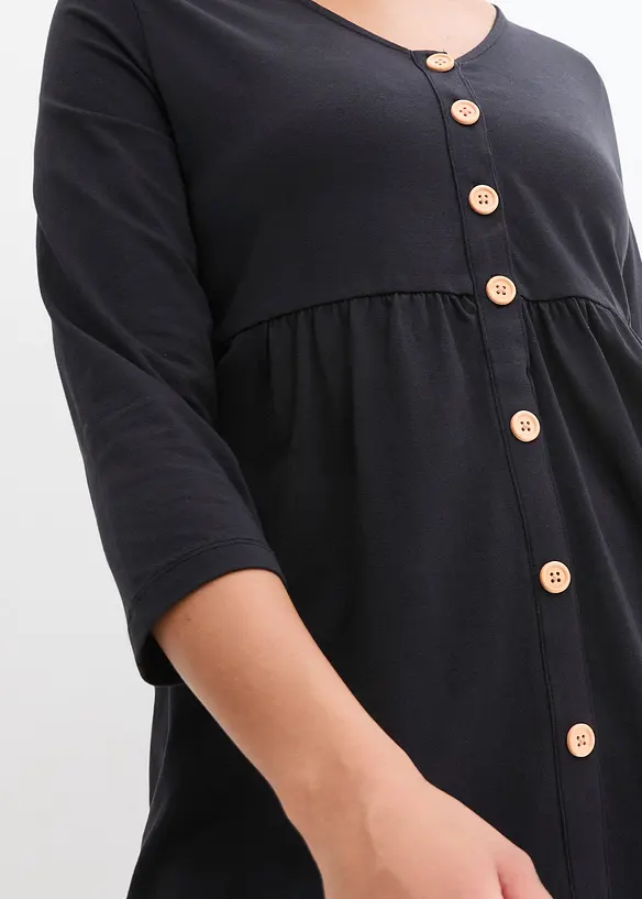 2-in-1 Umstandsshirt und Stillshirt aus Bio-Baumwolle, bonprix