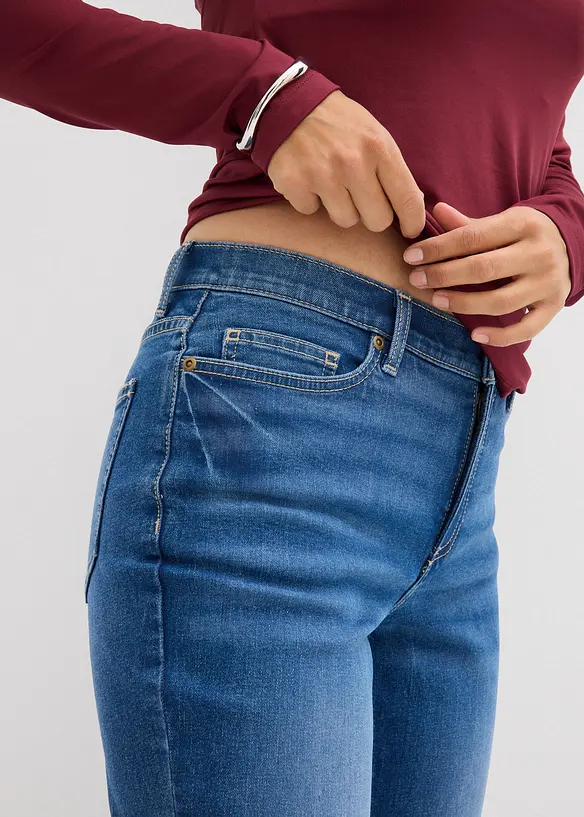 Jean bootcut, taille mi-haute, bonprix