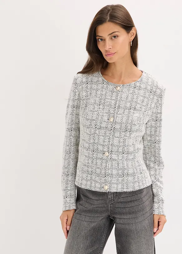 Gilet en maille bouclette, bonprix