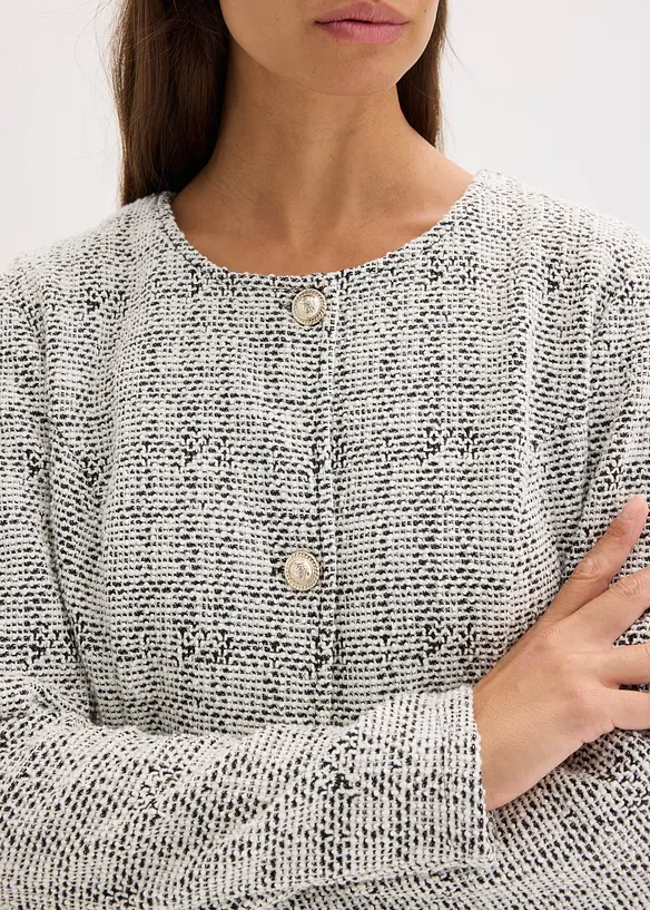 Gilet en maille bouclette, bonprix