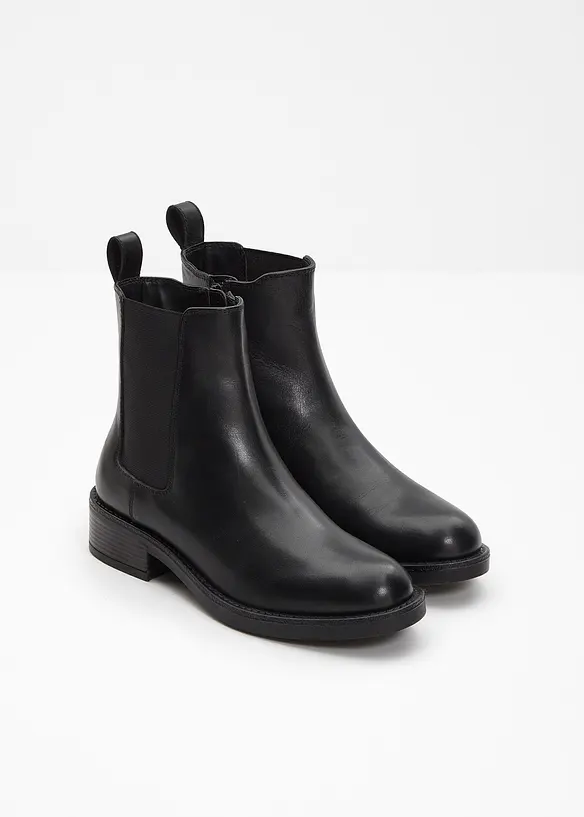 Bottines Chelsea en cuir, bonprix