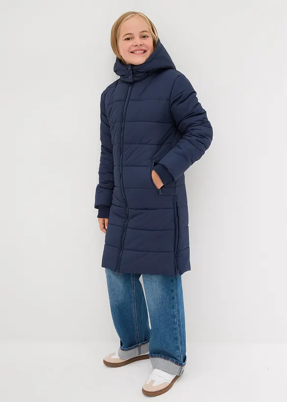 Steppmantel mit abnehmbarer Kapuze, bonprix