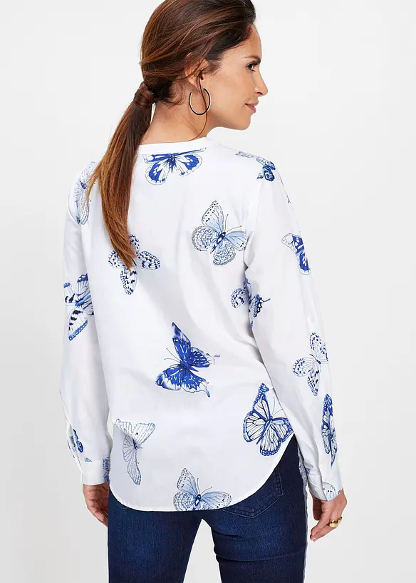 Chemisier imprimé en viscose, bonprix