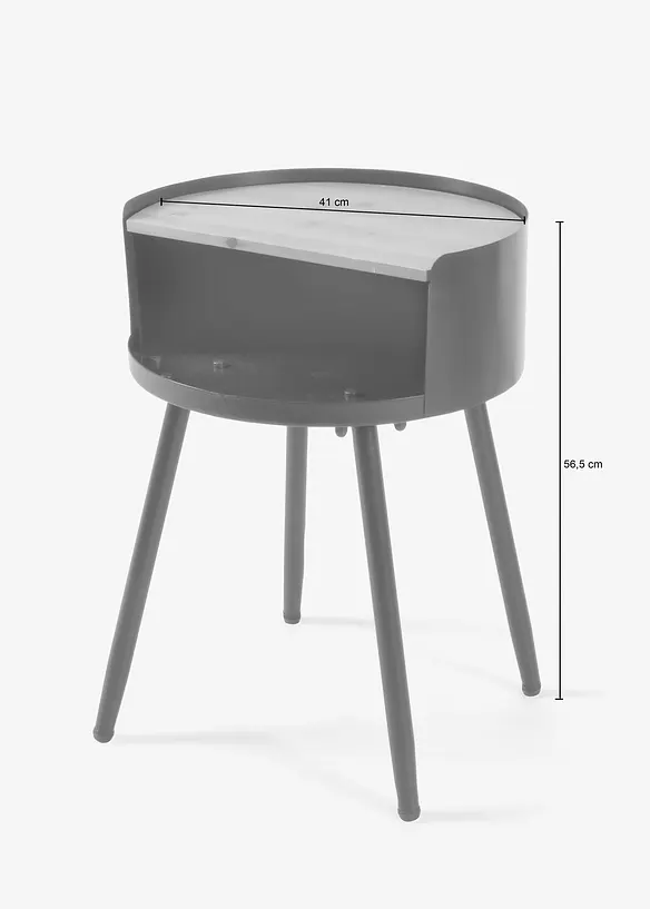 Metall Beistelltisch, bonprix
