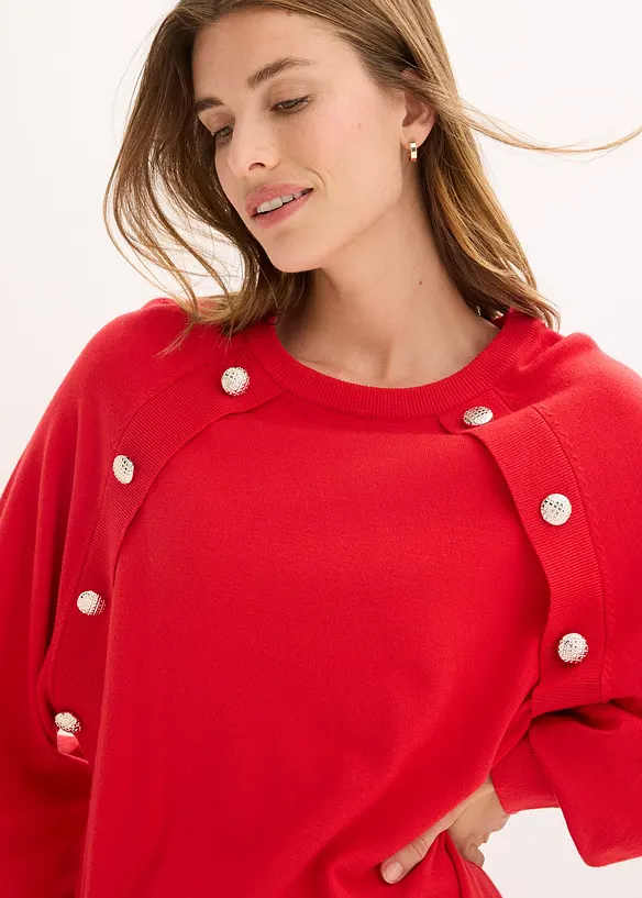 Feinstrickpullover aus fließendem Viskose-Mix, bonprix