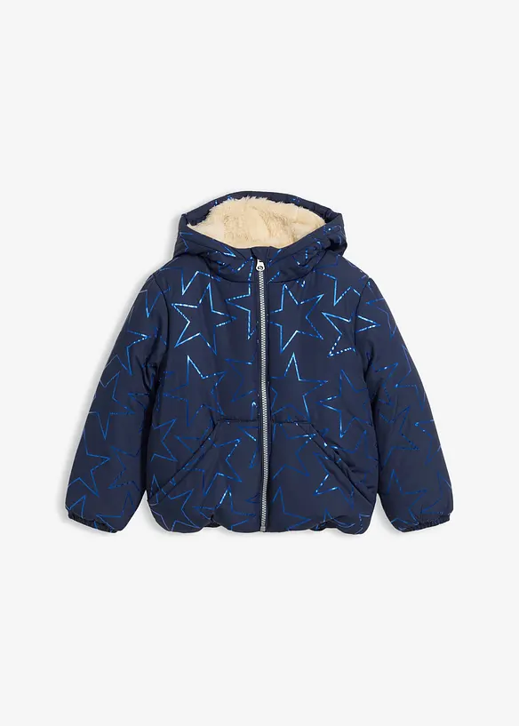 Wasserabweisende Winterjacke mit Teddyfuter, bonprix