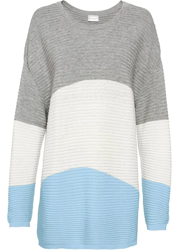 Pull côtelé, bonprix