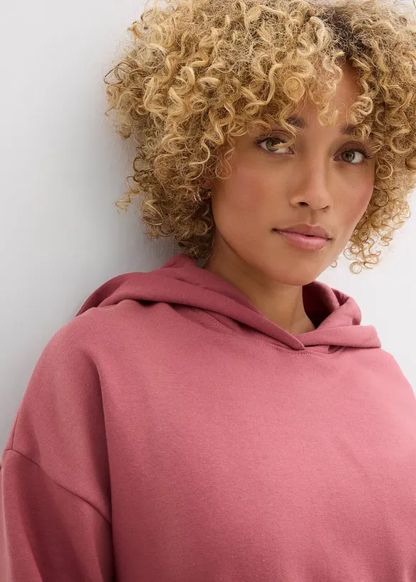 Sweat à capuche 100% coton, bonprix