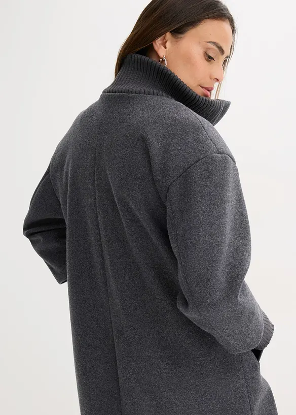 Manteau court aspect laine, bonprix