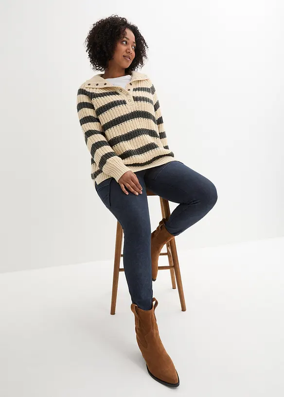 Kurzmantel in Wolloptik, bonprix