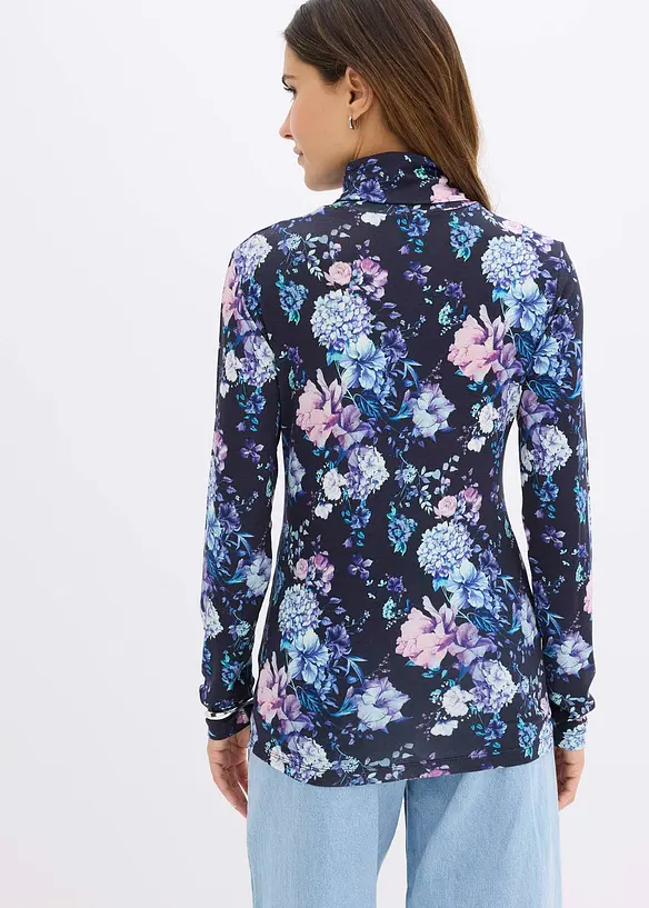 Langarmshirt aus softem Viskose-Mix, bonprix