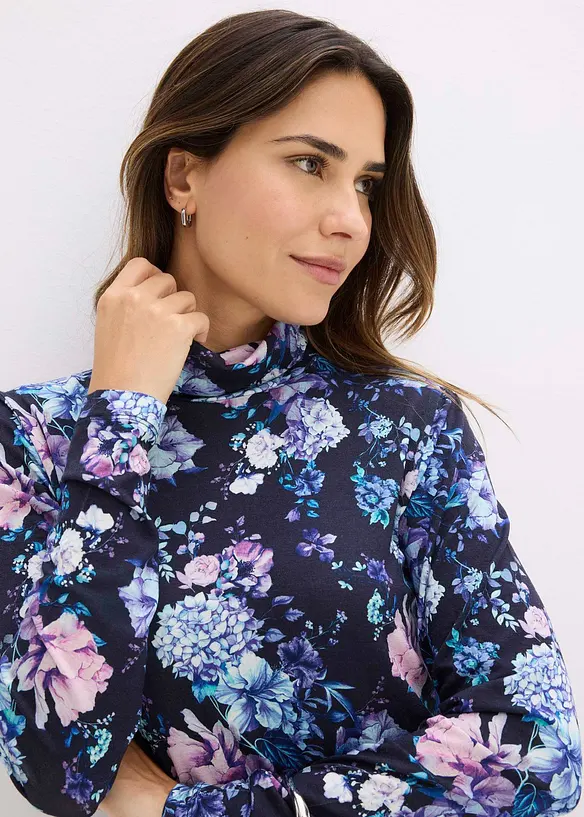 Langarmshirt aus softem Viskose-Mix, bonprix
