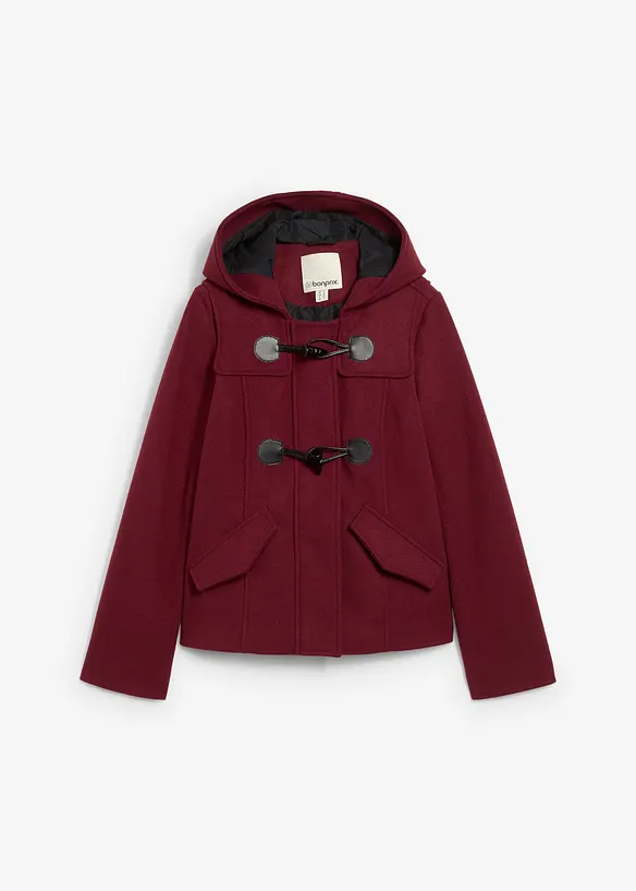 Duffle-Jacke, Wollimitat, bonprix