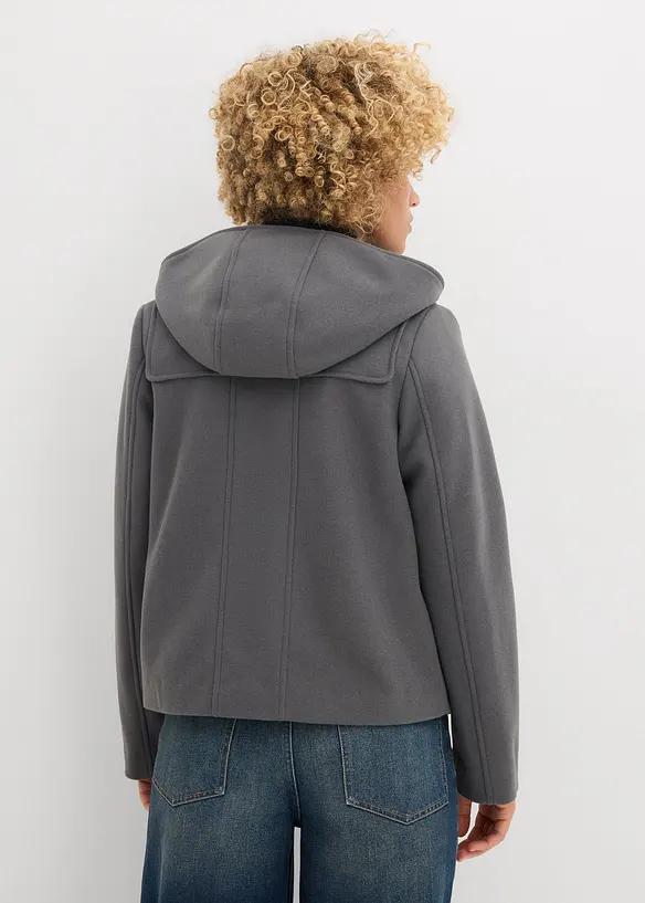 Duffle-Jacke, Wollimitat, bonprix