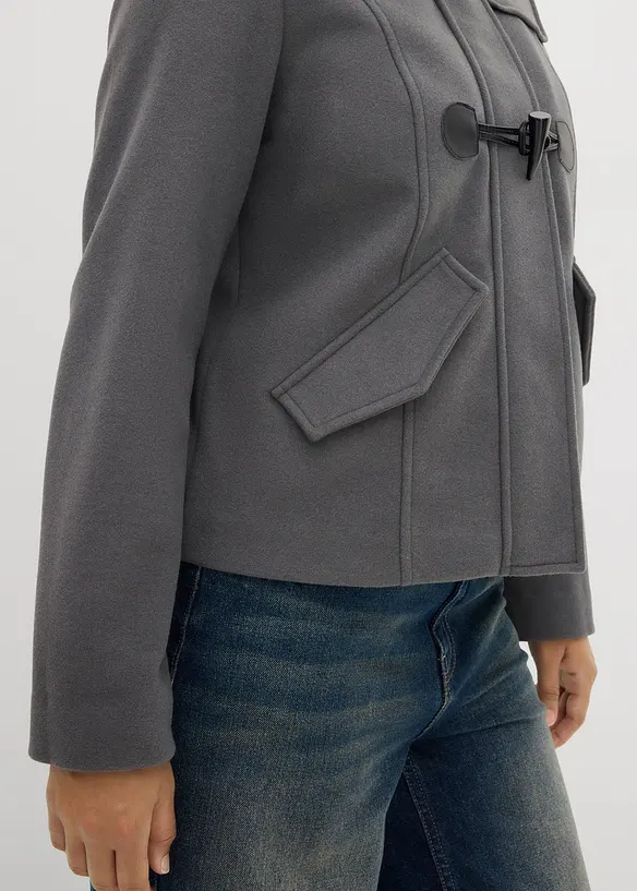 Duffle-Jacke, Wollimitat, bonprix