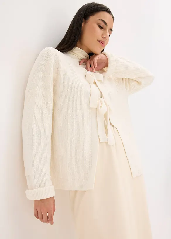 Strickjacke aus Baumwoll-Mix, bonprix