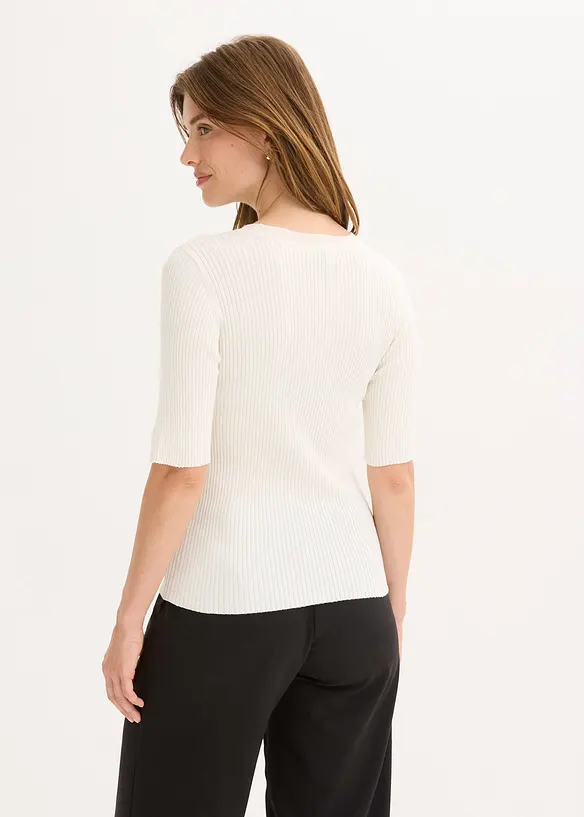 Feinstrickpullover aus fließendem Viskose-Mix, bonprix