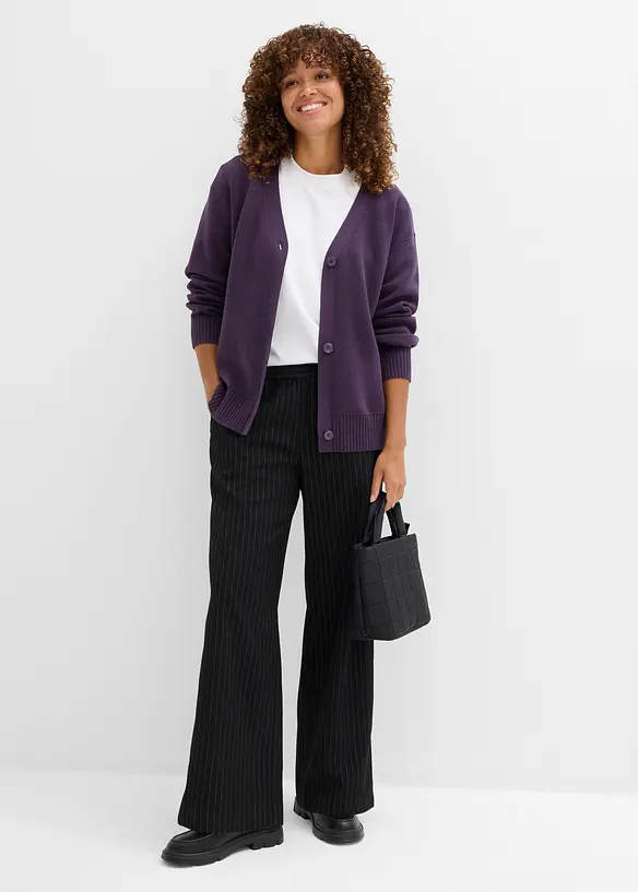 Milano Rib-Feinstrickjacke, bonprix