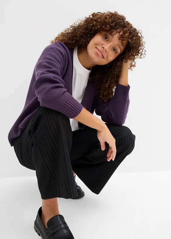 Milano Rib-Feinstrickjacke, bonprix