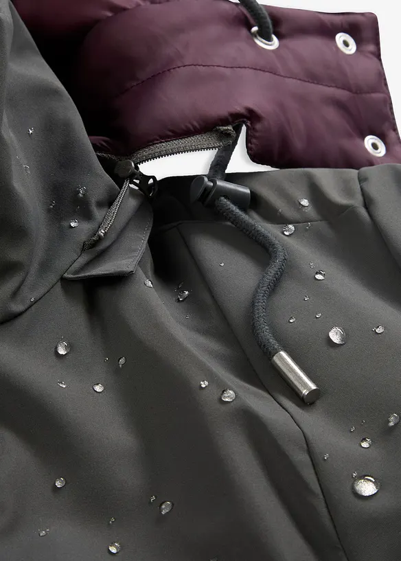 Wasserabweisende Outdoorjacke, 2in1-Optik, bonprix