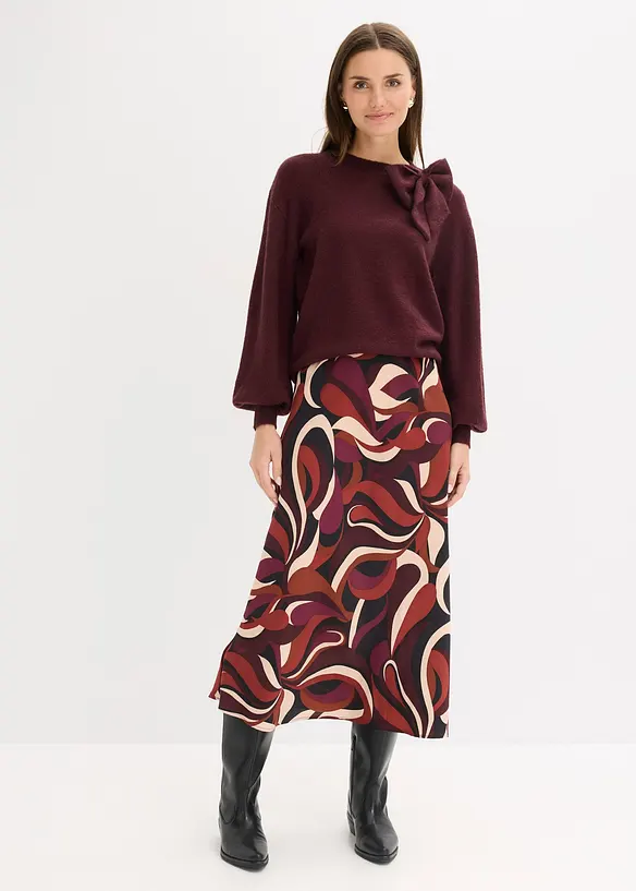 Pullover mit Schleifen-Applikation, bonprix
