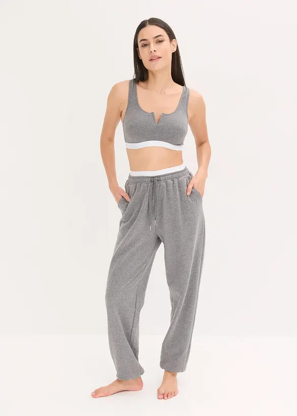 Pantalon d’intérieur en molleton avec poches côté, bonprix