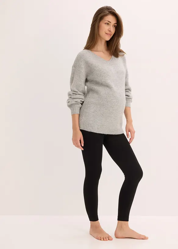 Legging de grossesse en polaire thermique 140den, bonprix