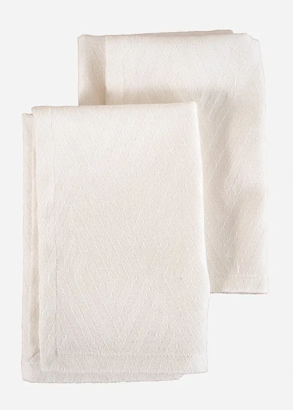 Lot de 2 serviettes de table en coton, bonprix