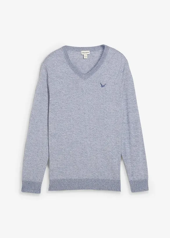 Feinstrickpullover mit  Baumwolle, bonprix