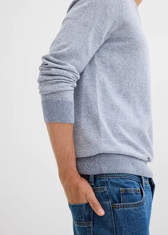 Feinstrickpullover mit  Baumwolle, bonprix