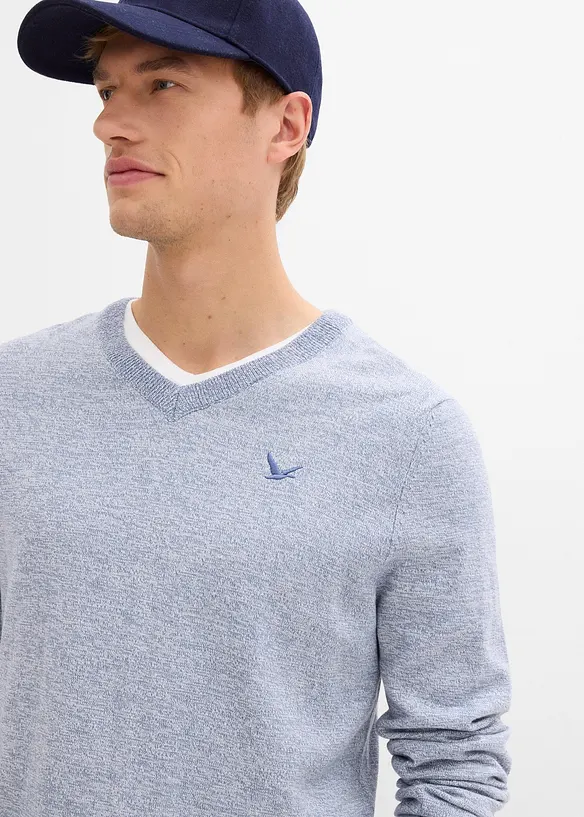 Feinstrickpullover mit  Baumwolle, bonprix