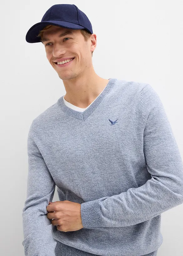 Feinstrickpullover mit  Baumwolle, bonprix