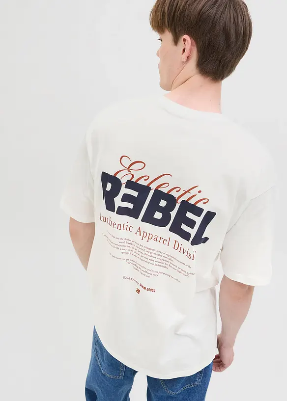 JJ REBEL T-Shirt aus reiner Baumwolle, J&J Rebel
