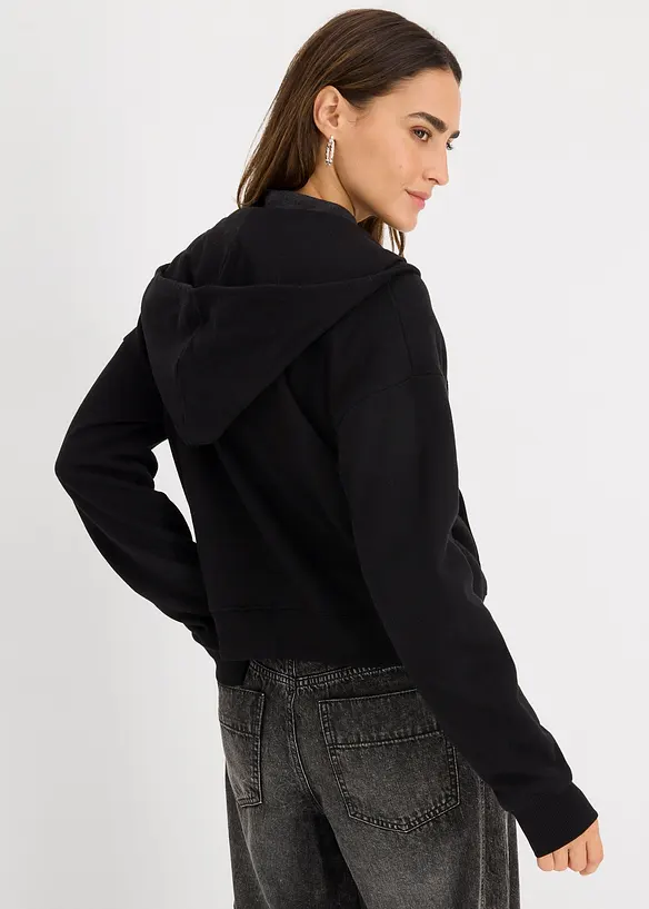 Sweatjacke aus weichem Frottee, bonprix