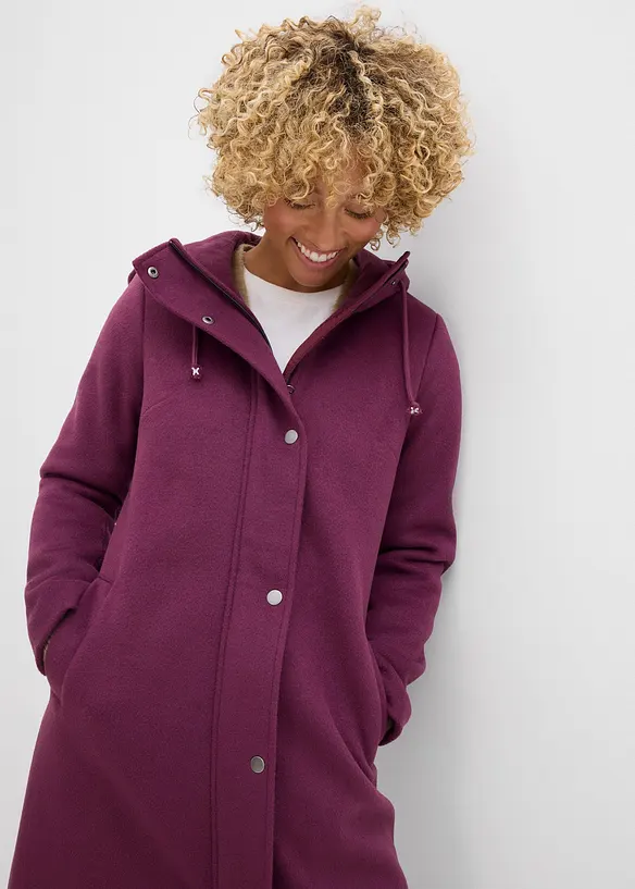 Mantel aus Wollimitat, Maxi-Länge, bonprix