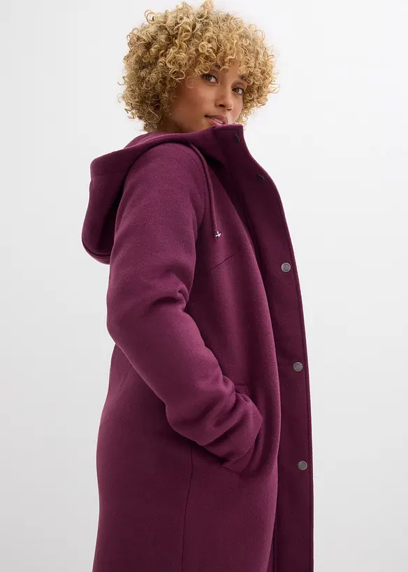 Mantel aus Wollimitat, Maxi-Länge, bonprix