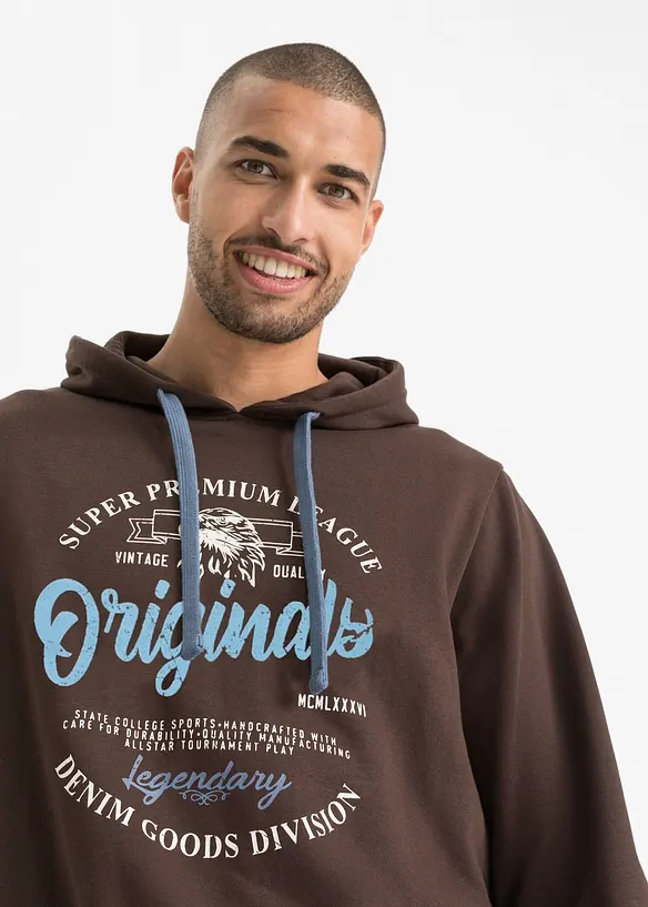 Kapuzensweatshirt mit Komfortschnitt, bonprix