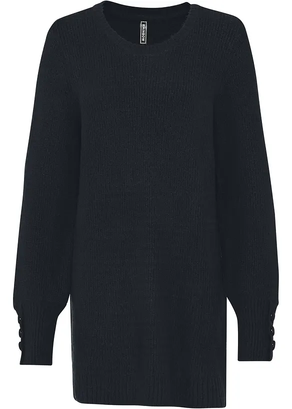 Pull long à boutons, bonprix
