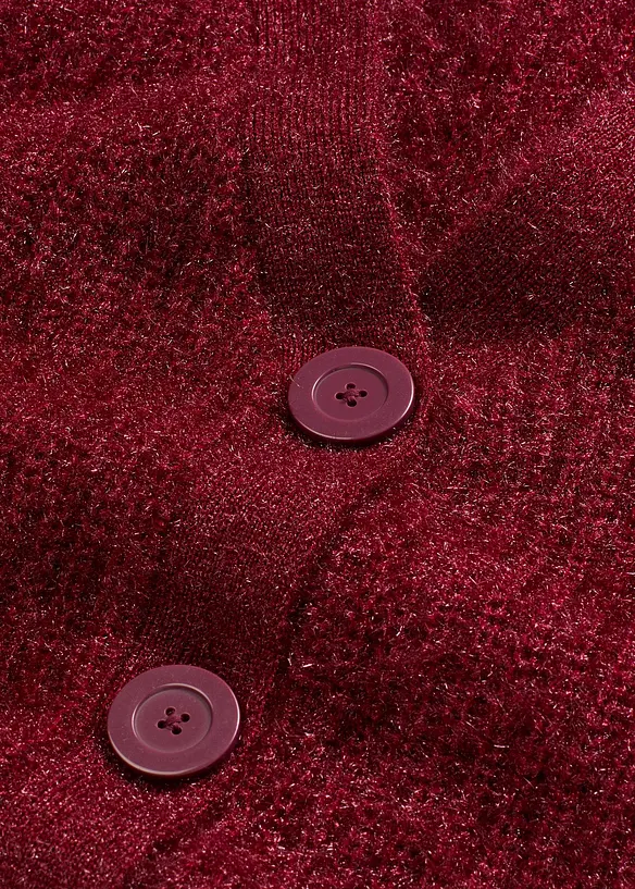 Gerippte Grobstrickjacke, bonprix