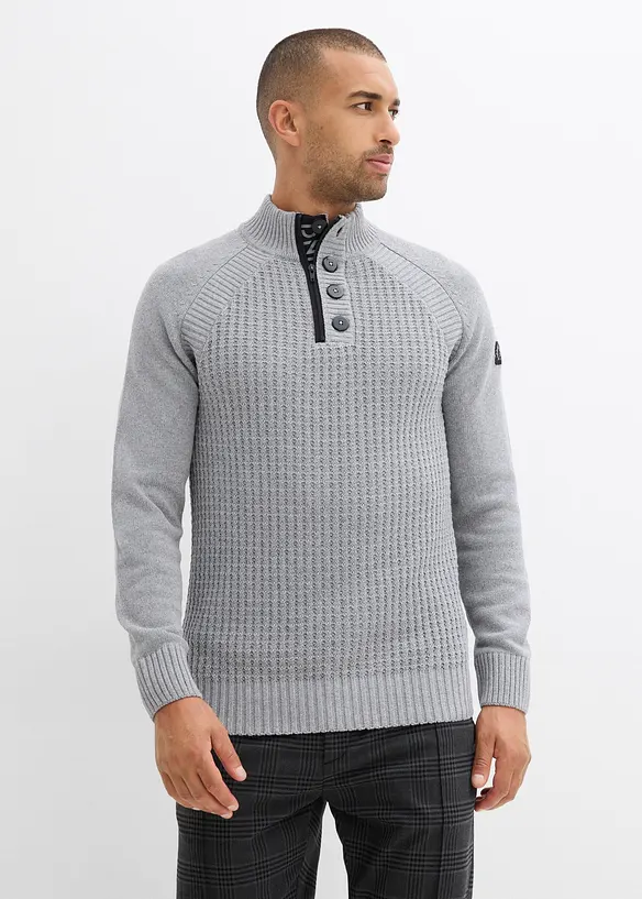 Pull à col montant, bonprix