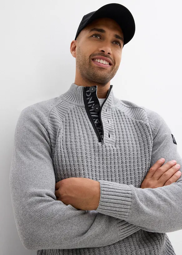 Pull à col montant, bonprix