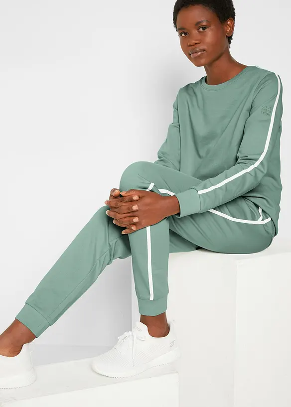 Jogginganzug aus reiner Baumwolle (2-tlg.Set), bonprix
