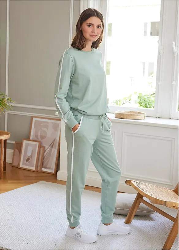 Jogginganzug aus reiner Baumwolle (2-tlg.Set), bonprix